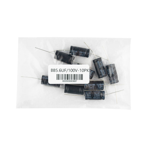 DS18 BB5.6UF/100V-10PK - DS18 BB5.6UF/100V-10PK 5.6uF 100V Non-Polarized Bass Blocking Capacitor