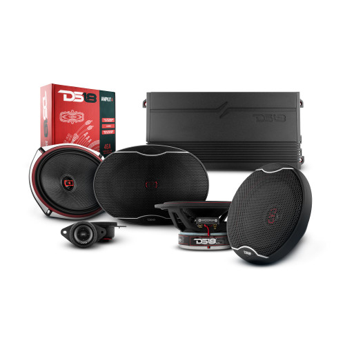 DS18 VS-HighlanderBest - DS18 2008-2019 Toyota Highlander Front and Back Doors Speaker Best Upgrade Package 1800 Watts
