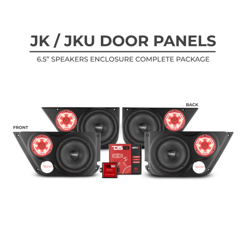 DS18 JKFBCOMBO - JK/JKU Front & Back Door Panels Package