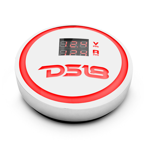 DS18 LBC6VAM - DS18 LBC6VAM Badge with RGB Lights and Volt/Current Meter