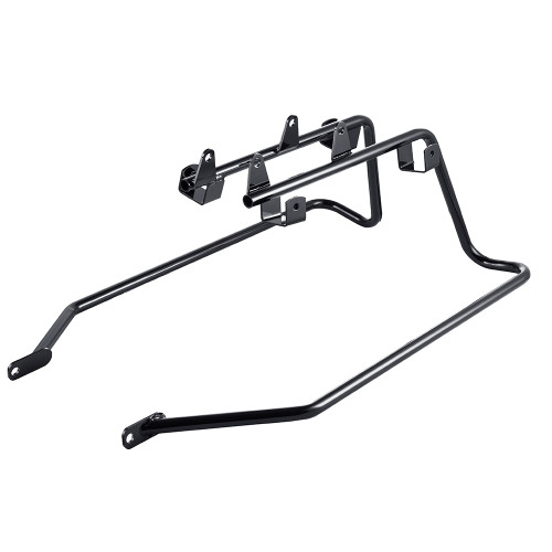 BLACK HARD SADDLEBAGS CONVERSION BRACKETS FOR '18-'24 Harley Softail Heritage Classic