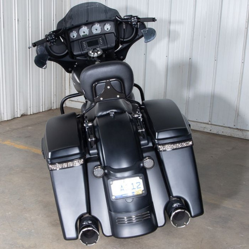 Color Matched Dual Cut Stretched Tri-Bar Fender Extension for Harley® Touring '09-'23