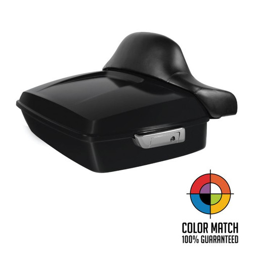 Color Matched Chopped Tour Pack w/ Full Backrest & Chrome Hardware for Indian® '14-'25