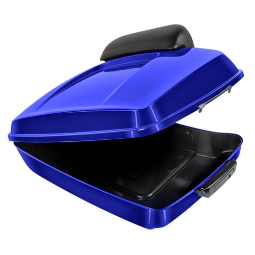 Color Matched Chopped Tour Pack w/ Slim Backrest & Black Hardware for Indian® '14-'25