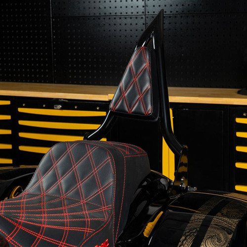 Havoc Sissy Bar Backrest Pad (Various Stitching Colors)