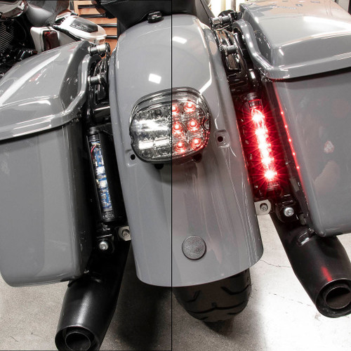 A10 Moto 23.5+ Touring Dual Baja Designs RTL-M Tail Light Bracket Kit