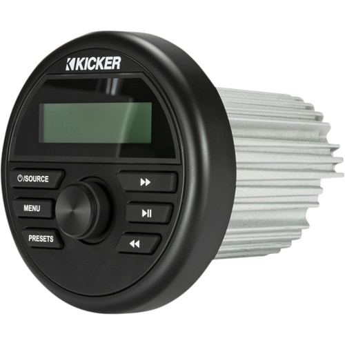 Kicker #46KMC2 - Bluetooth Media Center - Round - Universal