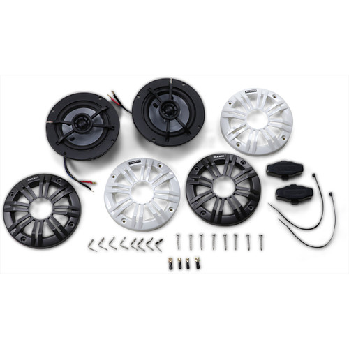 Kicker #45KM42 - All-Weather 4" 2-way 2 Ohm Speakers