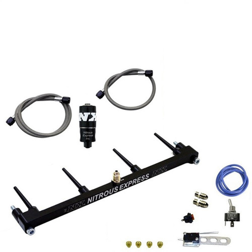 Nitrous Express 62203-00P Nitrous Express Billet Spray Bar Nitrous Kit for ZX-14 w/o Bottle