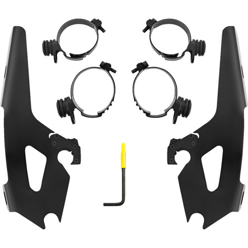 Memphis Shades #MEB2079 - Fats/Slim Trigger-Lock Mounting Kit - Black - Low Rider S
