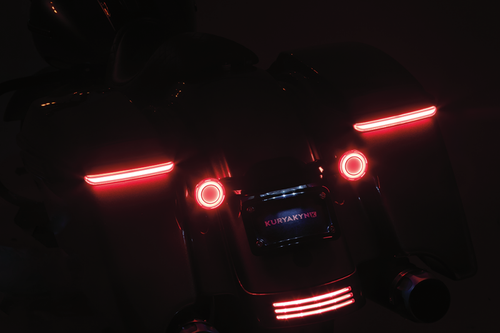 Kuryakyn 2942 Kuryakyn Tracer Saddlebag Lights Smoke Lens