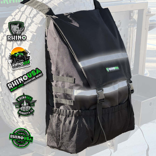 Rhino USA TIREBAG-BLK Rhino USA Spare Tire Trash Bag - Black