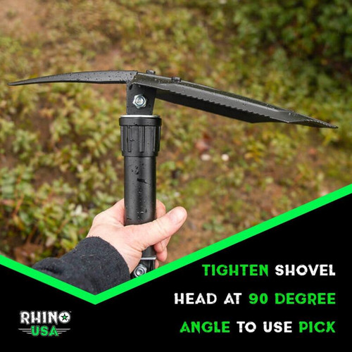 Rhino USA RNO-ETOOL Rhino USA Folding Recovery Shovel W/Pick