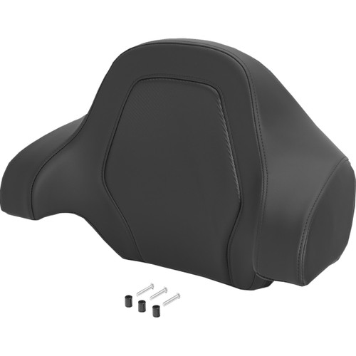 Saddlemen #071018600 - Deluxe Tour Pack Sissy Bar Pad - Carbon Fiber - Black