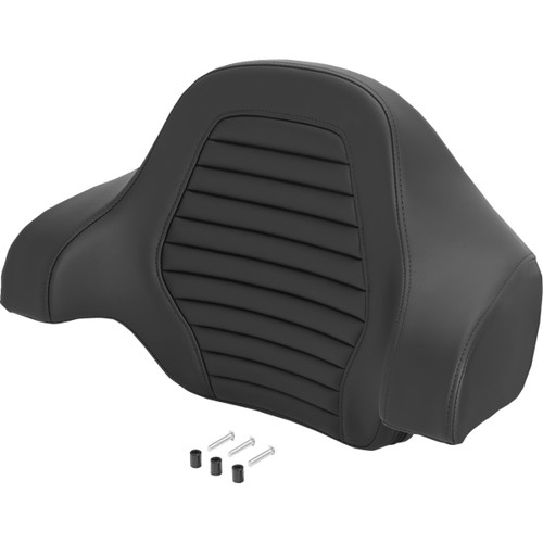 Saddlemen #071020300 - Deluxe Tour Pack Sissy Bar Pad - Tuck 'n Roll - Black