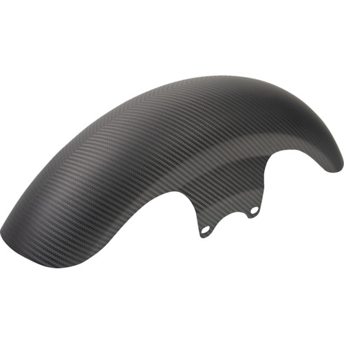 Slyfox #12070M - Front Fender - Mid Length - Carbon Fiber/Matte- HD Touring '09-'26