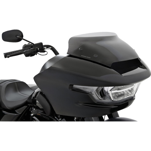 Memphis Shades #MEP88012 - Spoiler Windshield - 2" - Black Smoke Dot Matrix - FLTR