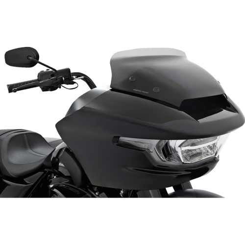 Memphis Shades #MEP88112 - Spoiler Windshield - 3" - Black Smoke Dot Matrix - FLTR