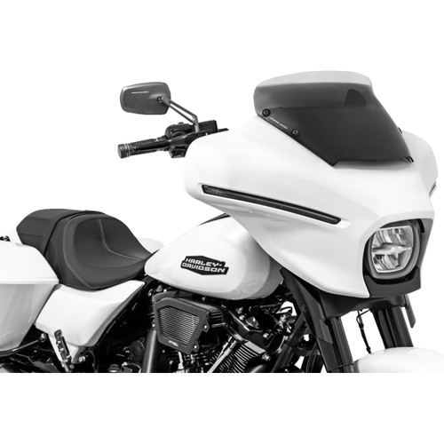 Memphis Shades #MEP88812 - Spoiler Windshield - 4" - Black Smoke - FLHX