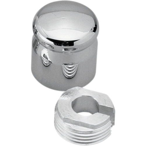 Pro-one Perf.mfg. #200210 - Chrome Billet Choke Cable Knob Cover - Smooth