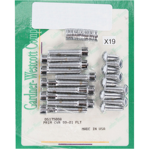 Gardner-westcott #P-10-17-08 - Primary Cover Bolt Kit - '99-'06 Touring