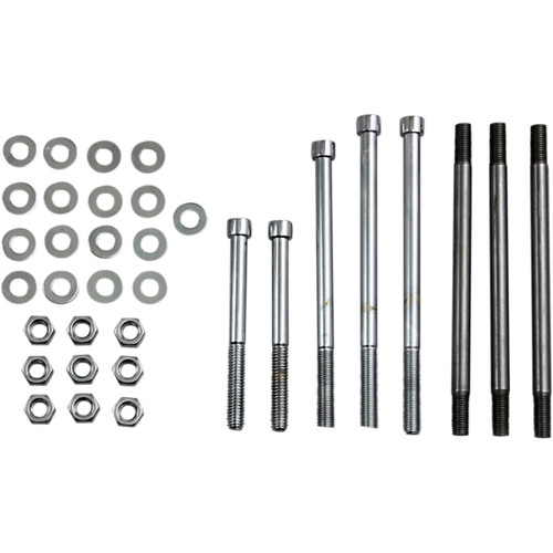 Gardner-westcott #P-80-57 - Bolt Kit - Motor Case - Socket-Head - Chrome - Big Twin