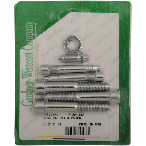 Gardner-westcott #P-80-148 - Mounting Bolt Kit - Brake Caliper - Socket-Head - Rear