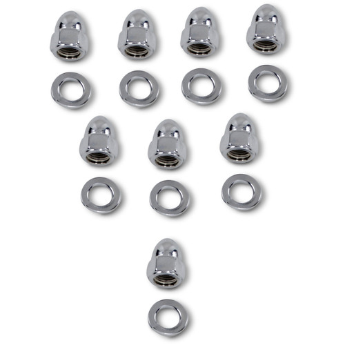 Drag Specialties - Acorn Nut/Washer Set - Cylinder Base