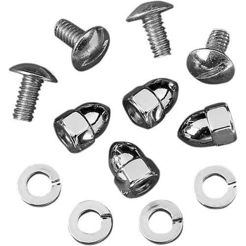 Drag Specialties - License Plate Fasteners - Acorn Nuts