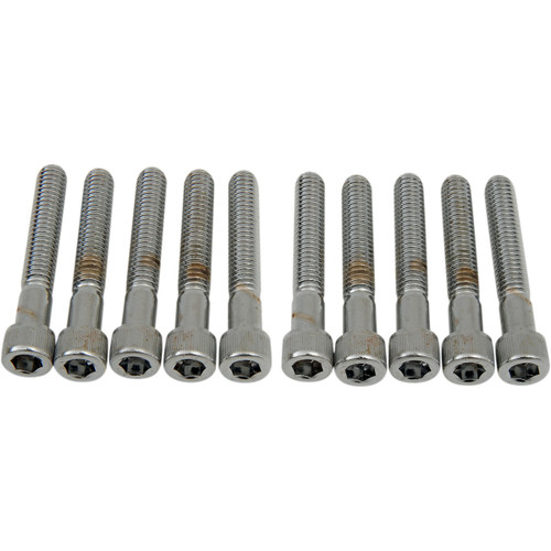 Drag Specialties - Bolts - Socket-Head - Knurled - 5/16-18 x 2" - 10 Pack