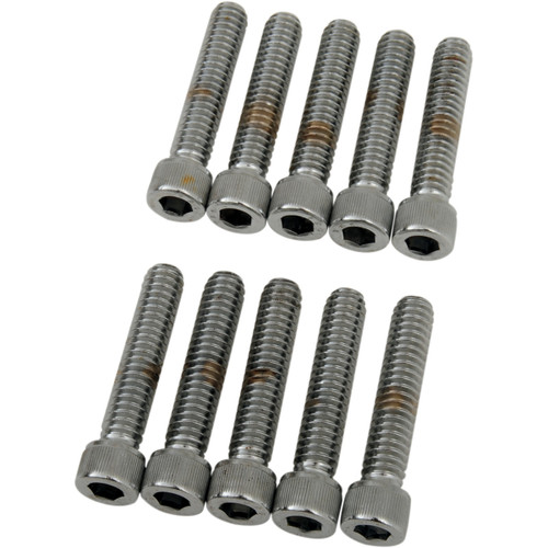 Drag Specialties - Bolts - Socket-Head - Knurled - 1/4-20 x 1-1/4"