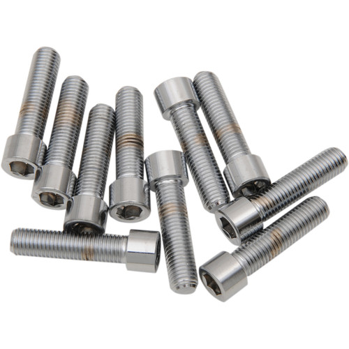Drag Specialties - Bolts - Socket-Head/Replacement - Smooth/Fine Thread - 5/16"-24 x 1" - 10 Pack