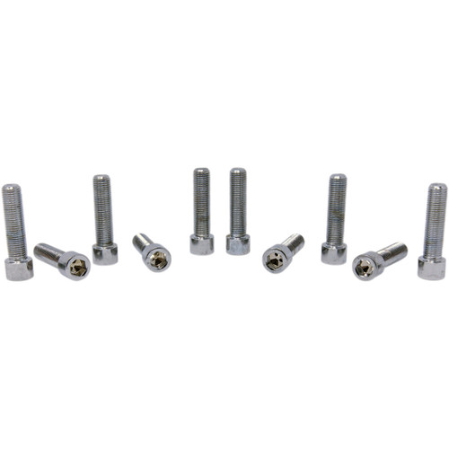 Drag Specialties - Bolts - Socket-Head/Replacement - Smooth/Fine Thread - 3/8"-24 x 1-1/2" - 10 Pack