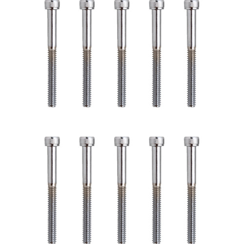Drag Specialties - Bolts - Socket-Head - Replacement - Knurled/Coarse Thread - #10-24 x 2" - 10 Pack