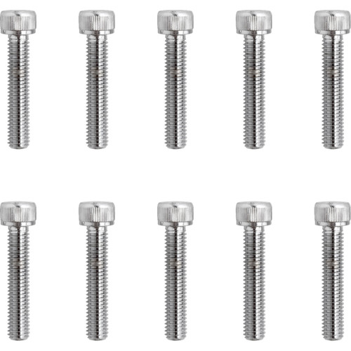 Drag Specialties - Bolts - Socket-Head - Replacement - Knurled/Fine Thread - #10-32 x 1" - 10 Pack