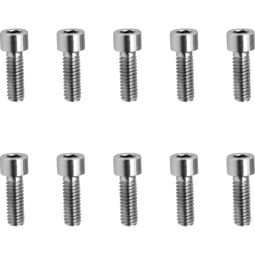 Drag Specialties - Bolts - Socket-Head - Replacement - Smooth/Coarse Thread - #8-32 x 1/2" - 10 Pack
