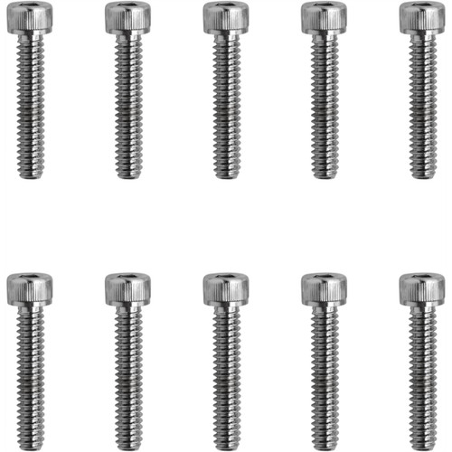 Drag Specialties - Bolts - Socket-Head - Replacement - Knurled/Coarse Thread - #10-24 x 1" - 10 Pack