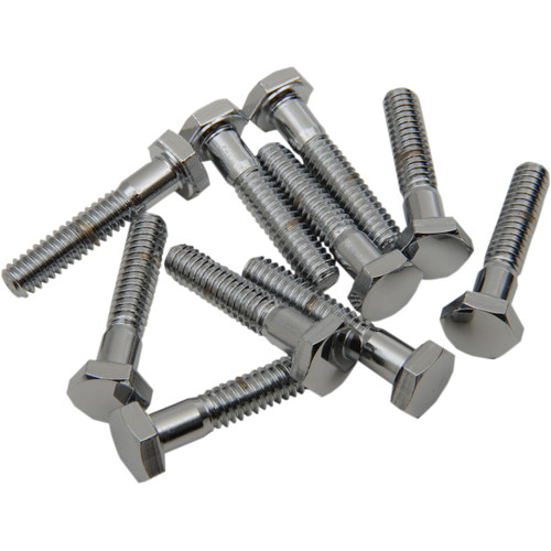 Drag Specialties - Bolts - Hex-Head - Chrome - 1/4"-20 x 1-1/4"