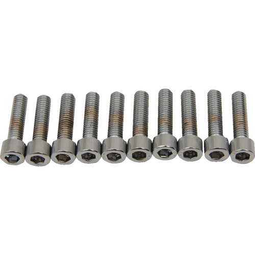 Drag Specialties - Bolts - Socket-Head - Replacement - Smooth/Fine Thread - #10-32 x 7/8" - 10 Pack