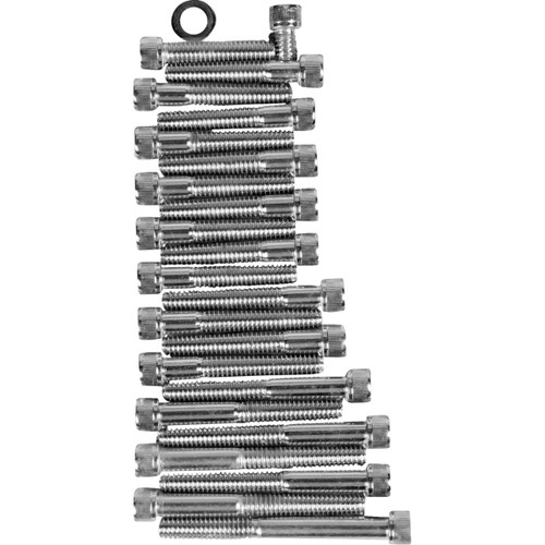 Drag Specialties - Bolt Set - Cam/Primary/Sprocket Cover - Socket-Head/Knurled - '86-'90 Sportster