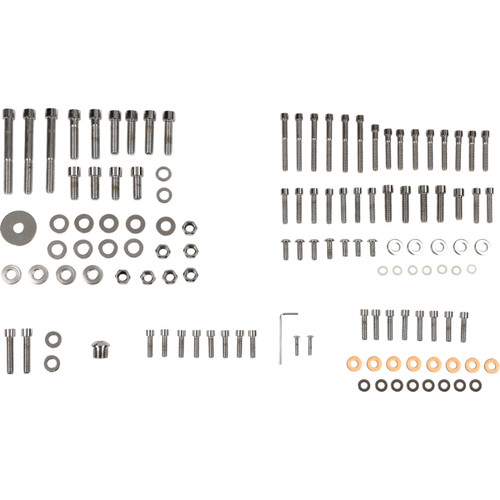 Drag Specialties - Bolt Kit - Complete Motor - Smooth/Socket-Head - '87-'94 FXR/Touring
