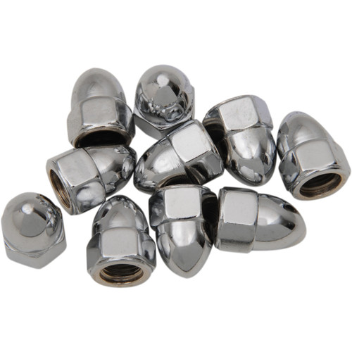 Drag Specialties - Nut - Acorn - Chrome - 3/8"-16