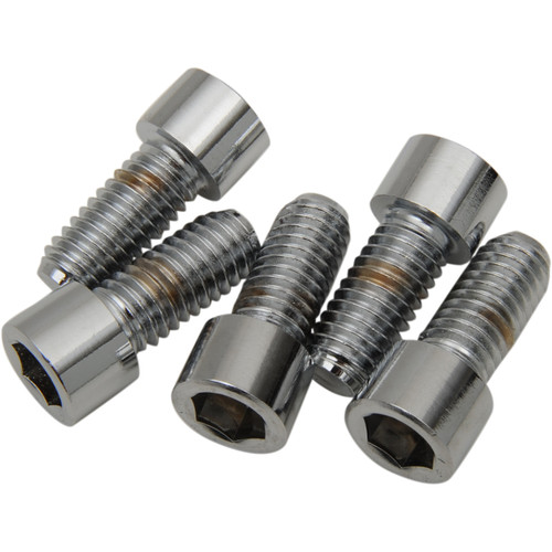 Drag Specialties - Bolts - Socket-Head/Replacement - Smooth/Coarse Thread - 7/16"-14 x 1" - 5 Pack