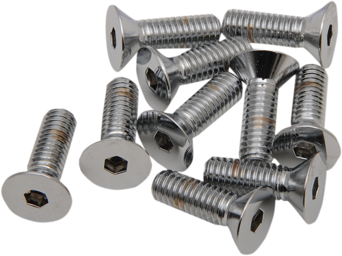 5/16X18X1" Chrome Flat Head