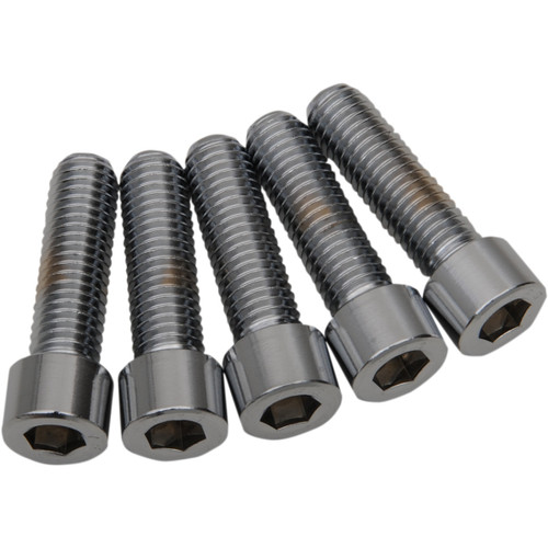 Drag Specialties - Bolts - Socket-Head/Replacement - Smooth/Coarse Thread - 1/2"-13 x 2" - 5 Pack