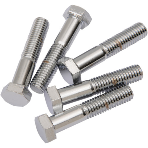 Drag Specialties - Bolts - Hex-Head - Chrome - 1/2"-13 x 2-1/4"