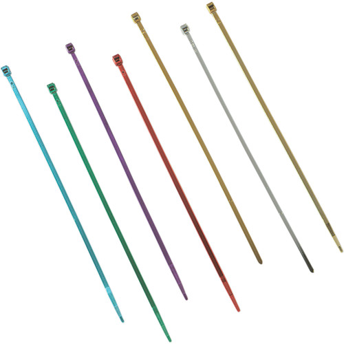 Drag Specialties - Cable Tie - 11" - Chrome - 10-Pack