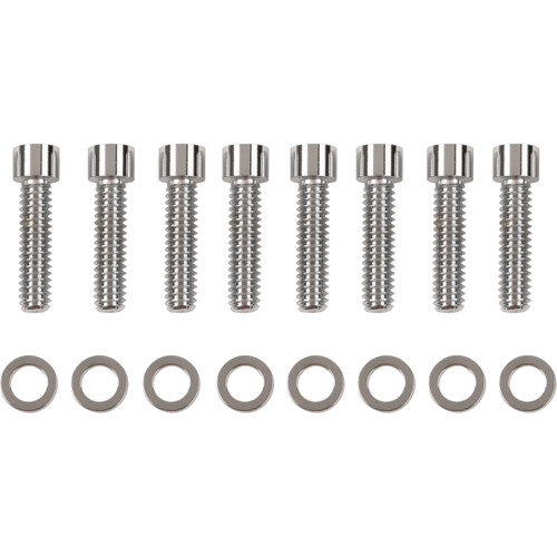 Drag Specialties - Bolt Kit - Lifter Base - Socket-Head - Smooth - '99-'17 Twin Cam