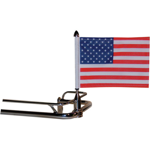 PRO PAD #RFM-FXD115 - Fixed Flag Mount - 3/4" Round Bar - With 10" X 15" Flag