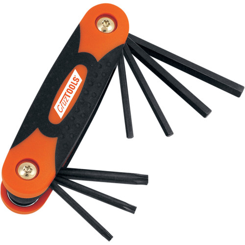 Cruztools #FHT1 - Key Set - Hex/Torx - Folding